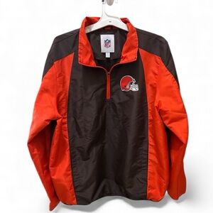 NFL Cleveland Browns Windbreaker Jacket size Large